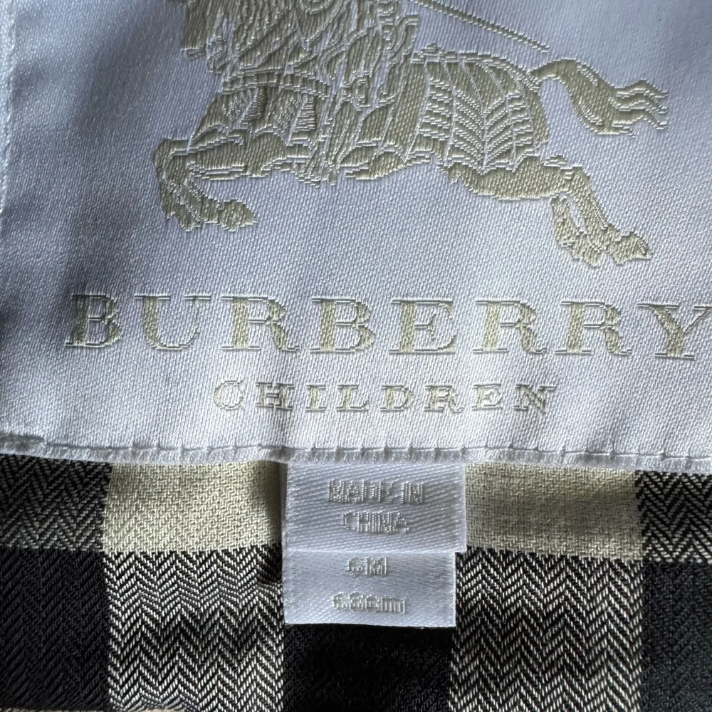 Burberry Navy Quilted baby Jacket - Picture 5 of 5